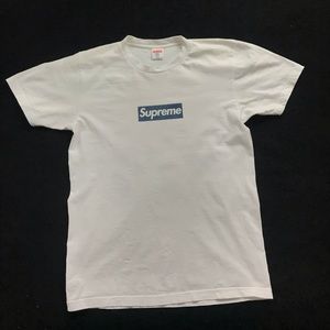 Supreme x New York Yankees box logo tee